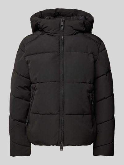 WITHBLACK Steppjacke mit Kapuze Black 2