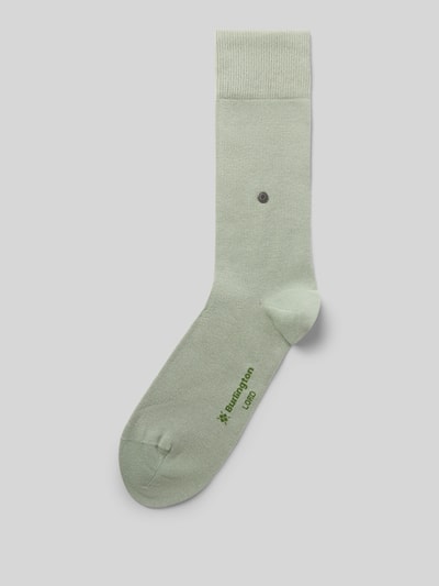 Burlington Socken mit Logo-Detail Modell 'Lord SO' Schilf 1