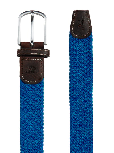 Billybelt Flechtgürtel mit Lederbesatz  Royal 2