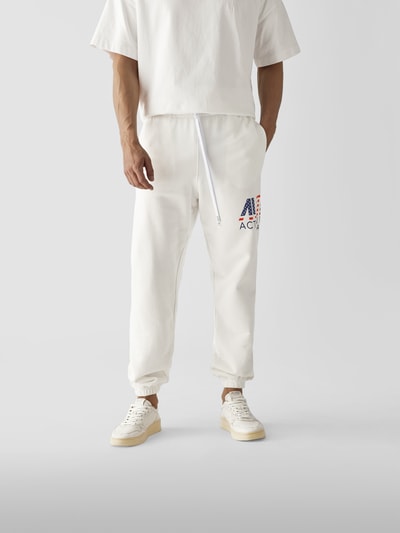 Autry Sweathose mit Label-Print Weiß 4