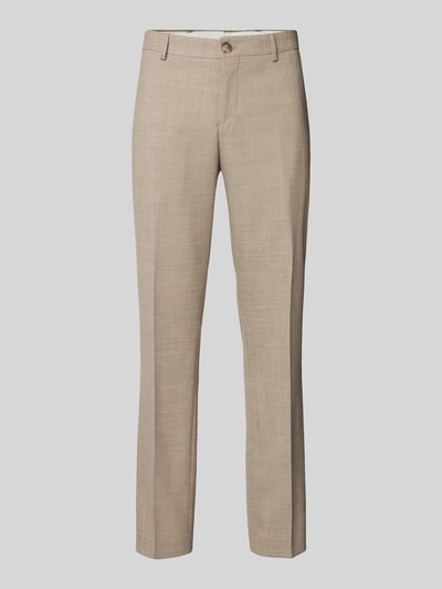 SELECTED HOMME Slim Fit Stoffhose mit Webmuster Modell 'OASIS' Sand 2
