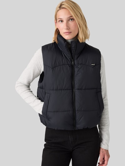 Levi's® Regular Fit Weste mit Stehkragen Modell 'PALMER' Anthrazit 1