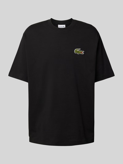 Lacoste T-Shirt mit Label-Detail Black 1