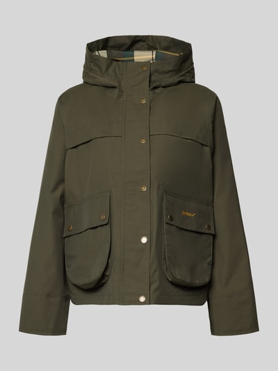 Barbour kurtka funkcyjna o kroju regular fit z mieszanki bawełny model 'BAYTHORPE' Oliwkowy 2