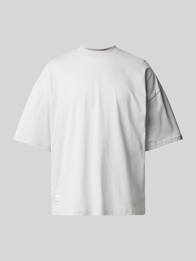 Alpha Industries T-shirt met labelpatch, model 'LOGO' Lichtgrijs - 2