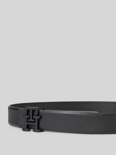 Tommy Hilfiger Leren riem met labelapplicatie Zwart - 2