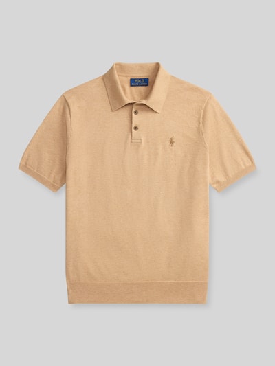 Polo Ralph Lauren Regular Fit Poloshirt aus reiner Baumwolle Camel 2