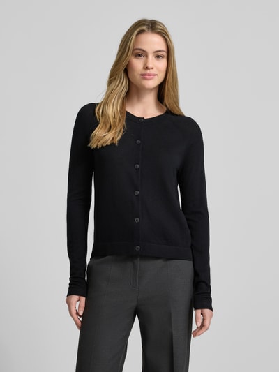 Christian Berg Woman Selection Kurtka z dzianiny z wełny z okrągłym dekoltem Czarny 4