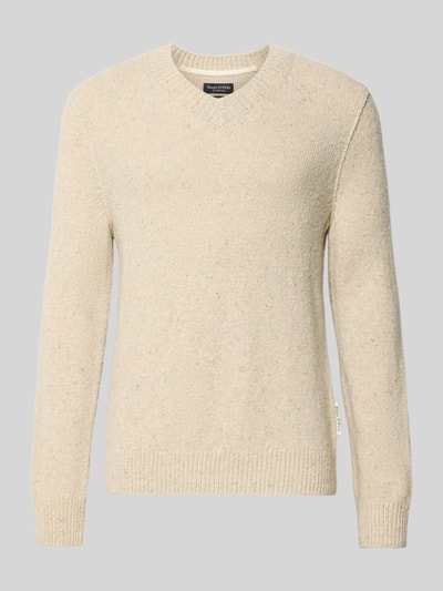Marc O'Polo Regular Fit Strickpullover aus Woll-Mix  Offwhite 2