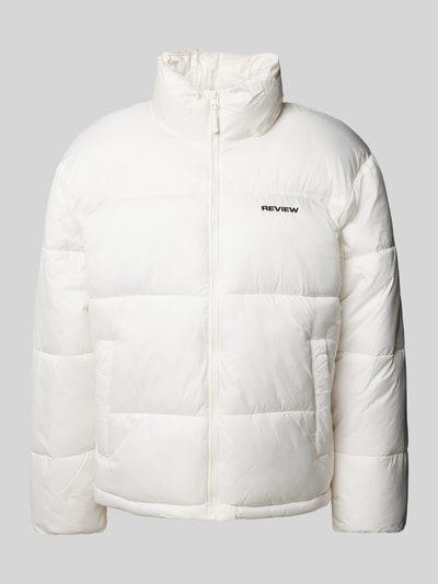 REVIEW Gewatteerd jack met opstaande kraag Offwhite - 1