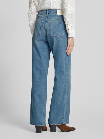 Gestuz Wide leg jeans in 5-pocketmodel, model 'Zolina' Lichtblauw - 5