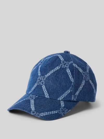 HUGO Basecap mit Label-Print Modell 'Ally' Blau 1