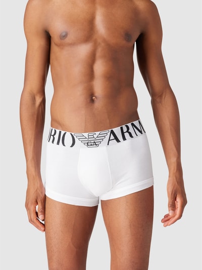 Emporio Armani Trunks mit Stretch-Anteil Weiss 1