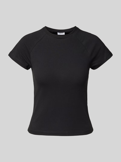 Noisy May T-Shirt mit Raglanärmeln Modell 'KATINKA' Black 2