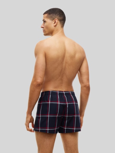 Tommy Hilfiger Bokserki z detal z logo w zestaw 3 szt. Czerwony 4