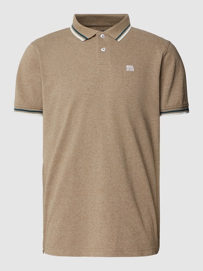 MCNEAL Poloshirt mit Seitenschlitzen Hazel Melange 2