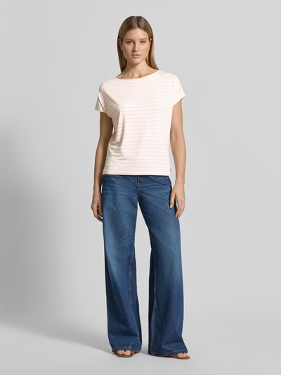 s.Oliver RED LABEL Oversized T-Shirt aus Viskose-Mix Hellrosa 1