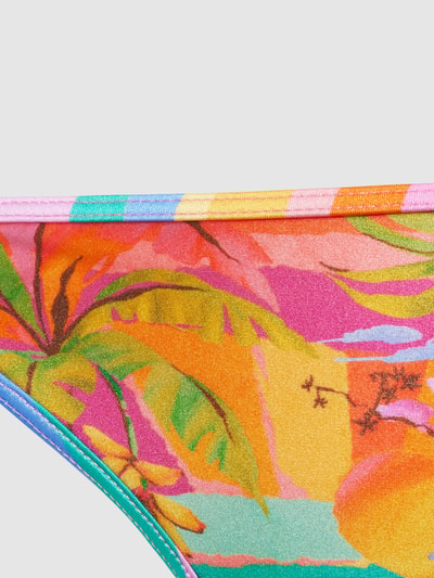 Banana Moon Figi bikini ze wzorem na całej powierzchni model ‘YAMA’ Różowy 2