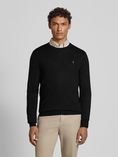 Polo Ralph Lauren Gebreide pullover van merinowol Zwart - 4