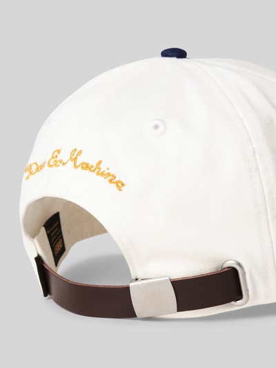 DEUS EX MACHINA Pet met stitching, model 'BASTO' Wit - 3