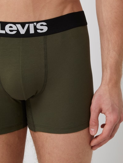 Levi's® Trunks met labelprint Kaki - 2