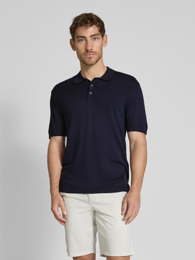Jack & Jones Premium Poloshirt mit Knopfleiste Modell 'WILLIAM' Dunkelblau 4