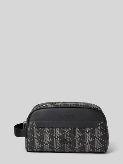 Lacoste Kulturtasche mit Label-Detail Black 1