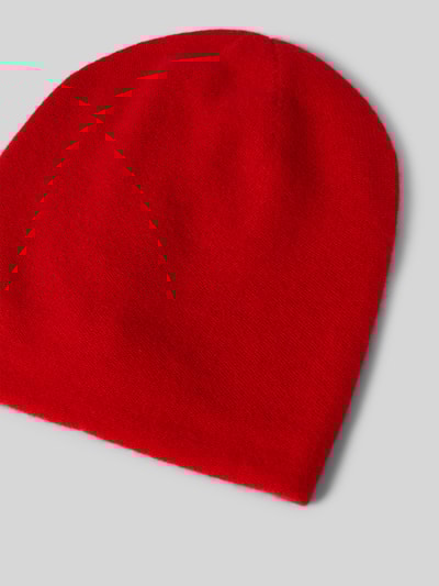 Seeberger Beanie aus reinem Kaschmir Rot 2