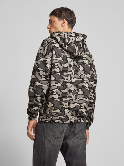 REVIEW Sweatjacke mit Camouflage-Muster Black 5