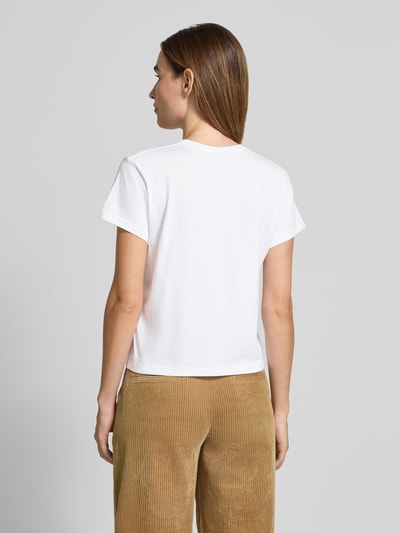 Polo Ralph Lauren T-Shirt mit Logo-Stitching und Rundhalsausschnitt Weiss 5