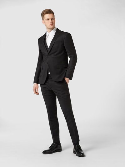 JOOP! Collection Slim Fit Weste mit Webstruktur Modell 'White'  Black 1