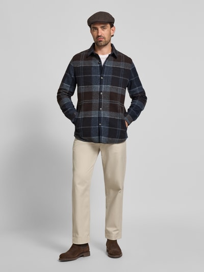 Barbour Kurtka koszulowa o kroju regular fit z kieszeniami na piersi Ciemnobrązowy 1