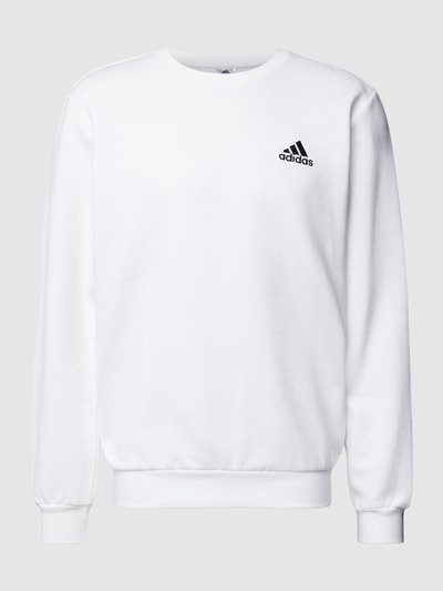 ADIDAS SPORTSWEAR Sweatshirt mit Logo-Stitching Modell 'FEEL COZY' Weiss 2