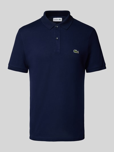 Lacoste Slim Fit Poloshirt aus reiner Baumwolle Marine 2
