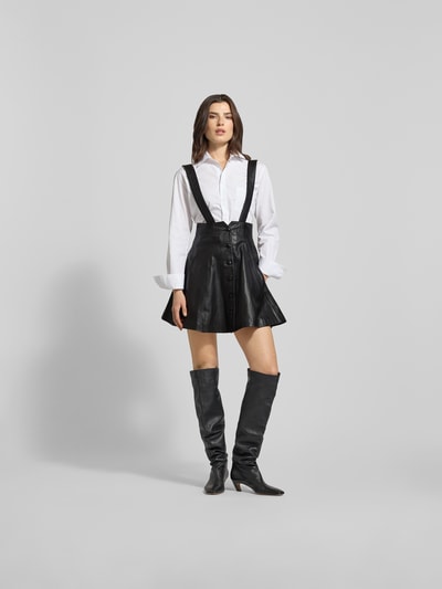 ROTATE Minirock mit abnehmbaren Schulterriemen Black 1