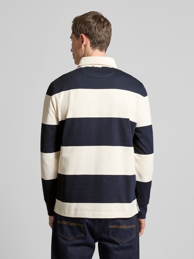 Gant Sweatshirt mit Polokragen Modell 'RUGGER' Marine 5