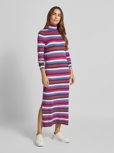 Christian Berg Woman Sukienka midi z mieszanki wiskozy Fuksjowy 1