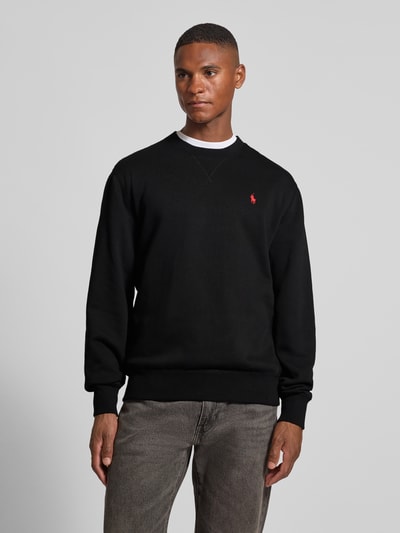 Polo Ralph Lauren Sweatshirt met labelstitching Zwart - 4