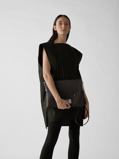 Rick Owens Crossbody Bag aus Leder Black 1