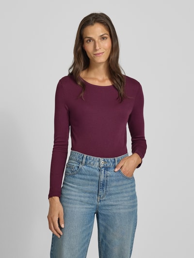 Christian Berg Woman Bluzka z długim rękawem z dekoltem okrągłym Wiśniowy 4
