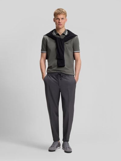 BOSS Green Koszulka polo o kroju regular fit z czystej bawełny model „PADDY” Grafitowy 1
