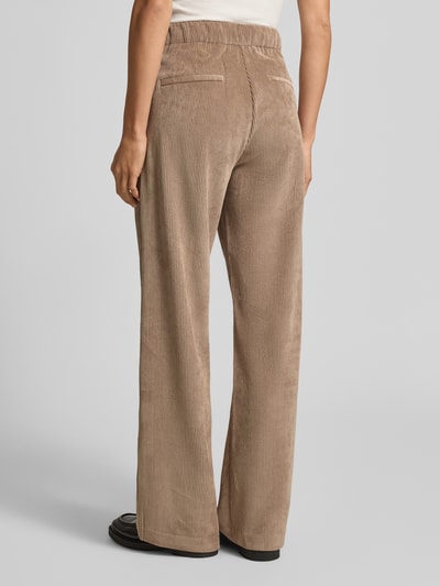 MAC Stoffhose mit französischen Eingrifftaschen Modell 'Chiara' Taupe 5