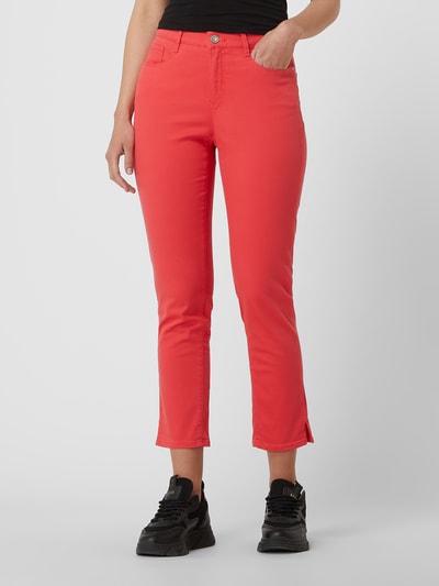 Brax Slim Fit Cropped Jeans mit Stretch-Anteil Modell 'Mary' Hellrot 4