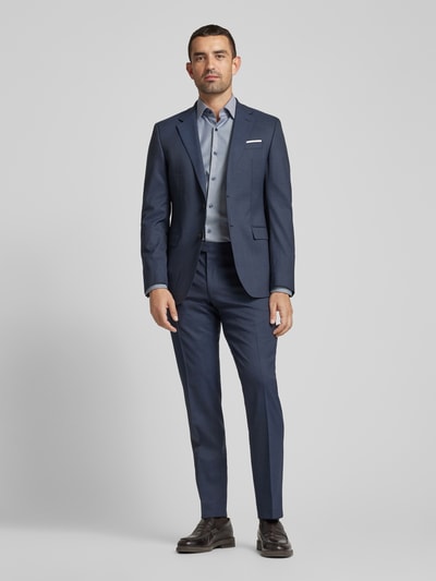 BOSS Slim fit zakelijk overhemd met kentkraag, model 'Hank' Bleu - 1