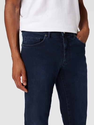 Brax Straight Fit Jeans mit Label-Detail Modell 'CADIZ' Dunkelblau 3