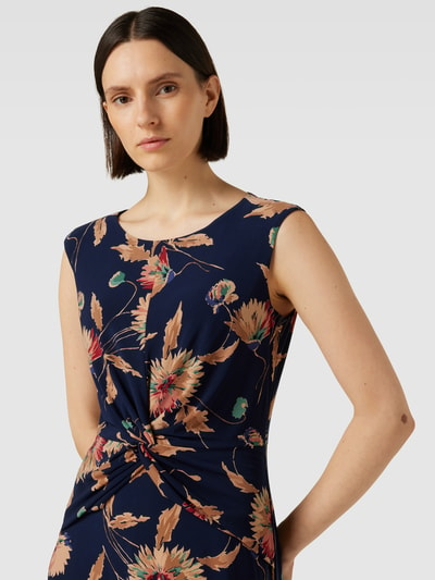 Lauren Ralph Lauren Midi-jurk met bloemenmotief, model 'TESSANNE' Marineblauw - 3