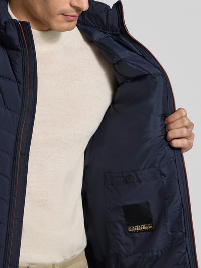 Napapijri Steppjacke mit Label-Patch Modell 'LAPAZ' Marine 3