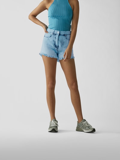 MSGM Jeansshorts im 5-Pocket-Design Blau 4