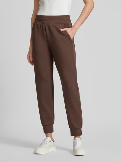 Guess Sweatpants met elastische band, model 'VICTOIRE' Chocoladebruin - 4