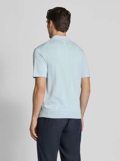 CK Calvin Klein Regular Fit Poloshirt mit Logo-Stitching Modell 'SUPIMA' Sky 5